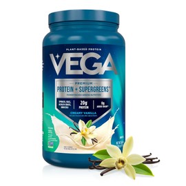 Vega Protein  Greens, Vanilla - Plant Based Protein Powder, Vegan, Gluten Free, Non Dairy, Non Soy, Non GMO, Lactose Free - 25 Servings, 26.8 Oz...   