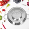 BESTonZON Concord Stainless Steel Comal Frying Bowl Cookware (19.6"), Mexican