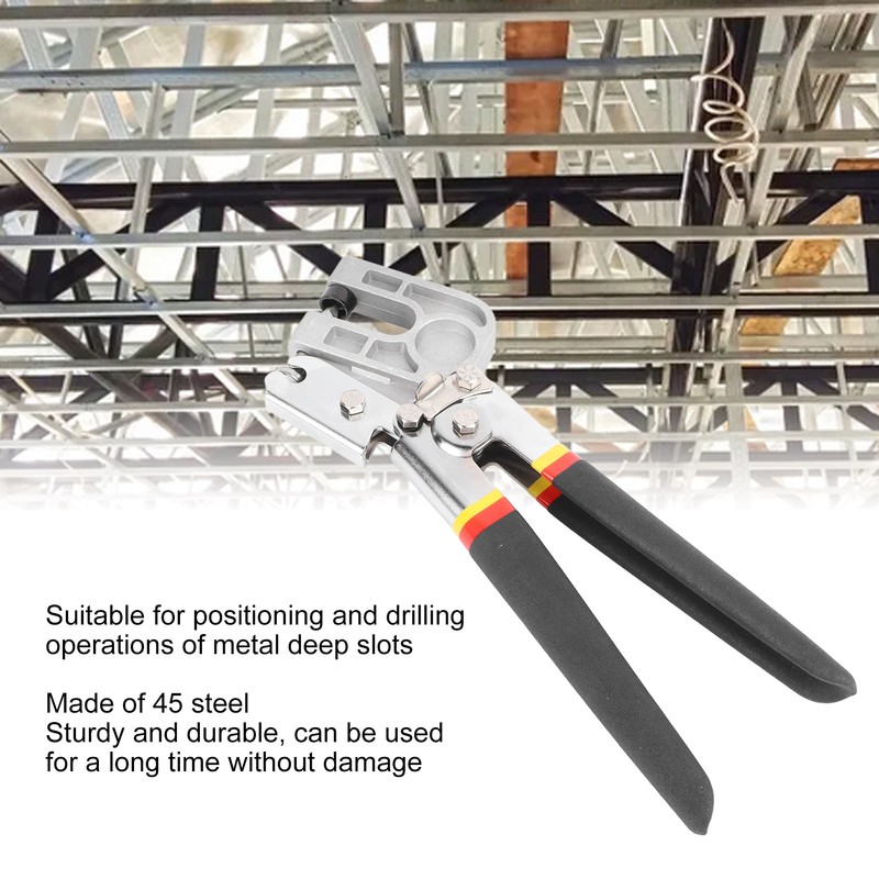 Stud Crimper Keel Fixed Punching Pliers Handheld Steel Stud Crimper