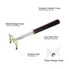PATIKIL Retractable Billiards Cue Stick Bridge, Wooden Pool Cue Accessory