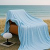 DOWNCOOL Cooling Blanket Twin Size, Blue Summer Blanket for Hot