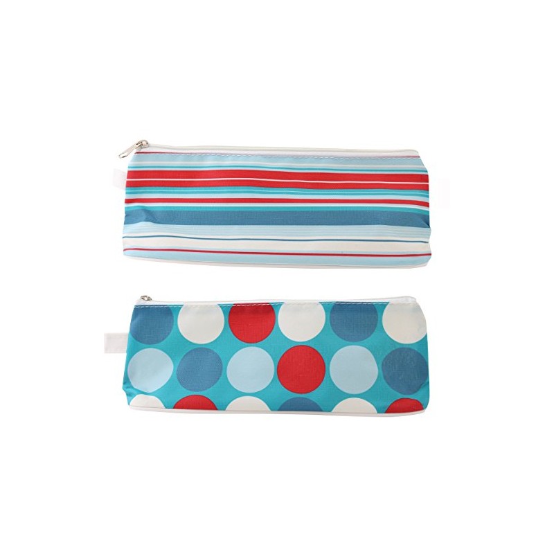 Just stationery "Spots & Stripes Design" Pencil Case