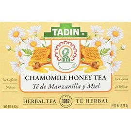 TADIN TEA TEA BAG MANZANILLA CON MIEL,24 Count (Pack of 6)