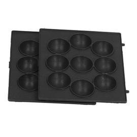 EMUKOEP 9 Hole Baking Pan Non Stick Meatballs Baking Tray Harmless Stainless Steel Kitchen Bakeware
