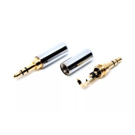 JCM 5X 3.5mm Stereo Gold Plated Headphone Earphone Replacement Audio Plug Solder