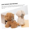 TENDYCOCO Key Chain Puppy Key Ring Puppy Bag Pendant Lovely