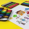 Lecute 12 Crayones Colores Dibujar Niños No Toxico Colorear Lapices