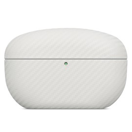 Haobobro Leather Case - for WF-1000XM5 Case Cover - Selected Skin-Friendly Leather, with Carbon Fibre Texture, Handmade Shockproof Protective Hard Cover for Sony WF 1000XM5 Earbuds - Blue