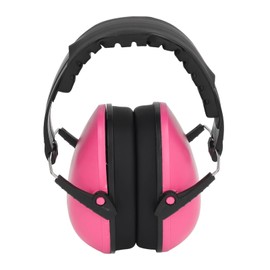 Luqeeg Soundproof Earmuffs, Noise Reduction Safety Ear Muffs, 21DB Shooters Hearing Protection Headphones Headset for Mowing Construction Manufacturing Woodwork(Pink)
