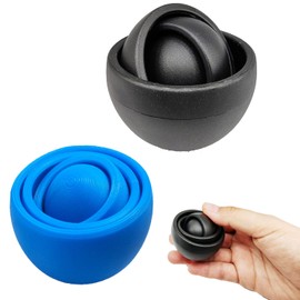 iHMeiju 2PCS Fidget Toy for Kids Teens Adults, Fidget Gyro Toys, Relieve Stress & Exercise Finger, Fidget Spinner Gyro Gift for Teens Kids, ADHD Autism Stress Relief Finger Toy Hand Fidget Spinner.