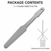 Double-Sided Metal Guitar Fret File with Cleaning Brush for Fret