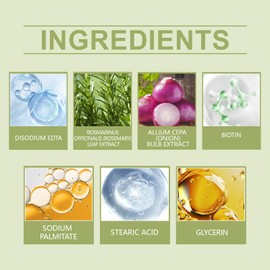 Onion Biotin Shampoo Bar,Zwiebel Rosemarin Shampoo Bar,Onion Rosemary Haarseife,Haarpflege für Haarwachstum,Tiefenreinigung Hydratisierung Für alle Haartypen