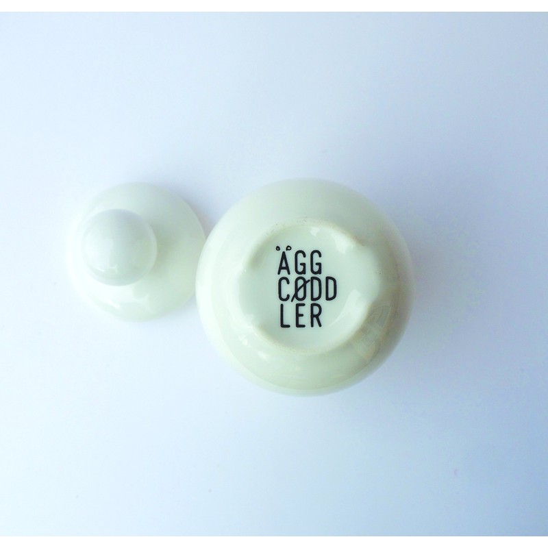 AggCoddler - Porcelain & Silicone Egg Cooker - Easily Cook