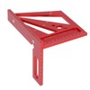 Woodworking Ruler Multifunctional Angle Measuring Ruler Aluminum Alloy Square Tool