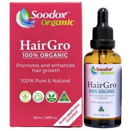 Soodox Organic HairGro 100% Organic Oil 50mL