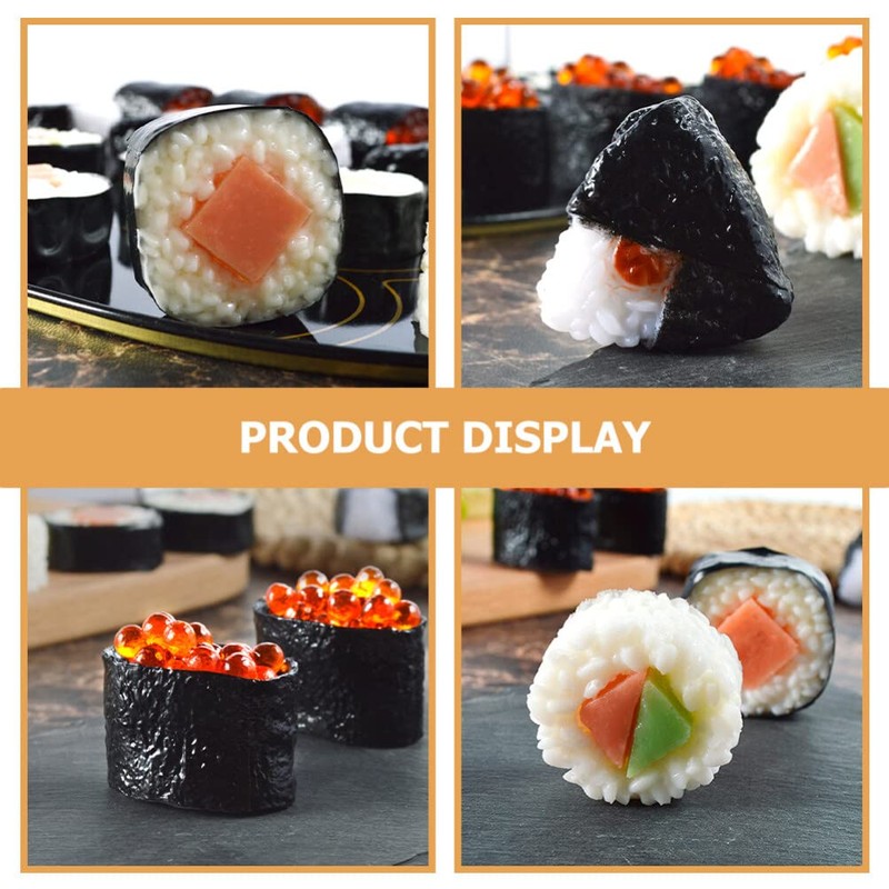 STOBOK 6 pezzi di sushi artificiali realistici finti panini di