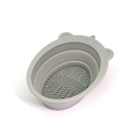 Freetune Collapsible Shaving Bowl - Silicone Rubber Multi Purpose Portable Bowl - Pocket Size, Easy to Carry, Durable, Flexible