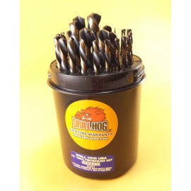 Drill Hog 29 Pc Left Hand Drill Bits Drill Bit Set Handed Drill Hog® Lifetime Warranty