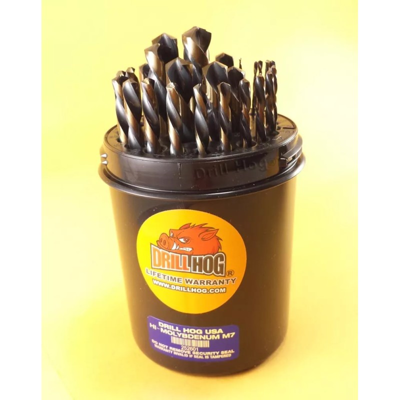 Drill Hog 29 Pc Left Hand Drill Bits Drill Bit