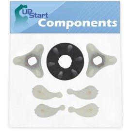 285753A Washer Motor Coupler & 80040 Agitator Dogs Replacement for Whirlpool LSQ9549LG1 Washing Machine - Compatible with 285753A Direct Drive Motor Coupling Kit & 80040 Agitator Dogs