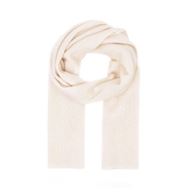 Style & Republic 100% Knitted Cashmere Cuddly XL Scarf, One Size 52 cm x 172 cm - beige