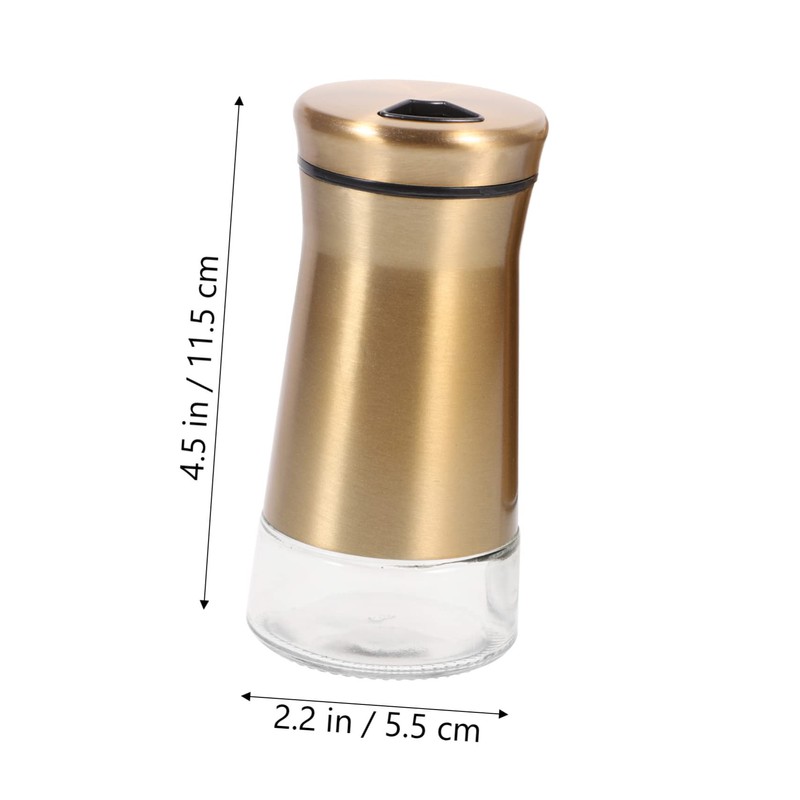 Ciieeo 2Pcs Seasoning Visible Spice Dispenser for Salt Pepper and