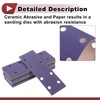 X AUTOHAUX 50Pcs Sanding Discs Wet Dry Waterproof Hook &