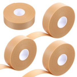 Oruola 4Rolls Toe Tape for Pointe Shoes, Waterproof Tape for Skin,1 in x 5.47 Yards Foam Tape for Anti-wear Heel, Tapes Medical for Point Shoes Hand Foot Toe Protector Prevention Skin Feet Chafing
