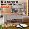 MCCKLE TZ-K2 Air Purifier Filter Compatible with ToLife, 4 Pack