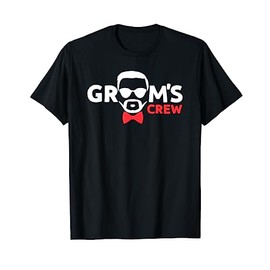 Funny Bachelor Party Grooms Crew Stag Wedding Party Mens Gag T-Shirt