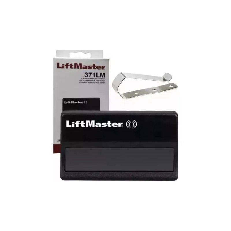 Kit 2 Controles Remotos Liftmaster 371lm 1 Canal 315mhz Negro