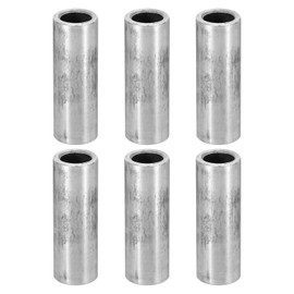 PATIKIL M8 Steel Spacers, 6 Pcs Metal Spacers Steel 8.2mm ID x 12mm OD x 35mm L Carbon Steel Spacer Screw Standoff Round for 5/16in or M8 Screw Bolts
