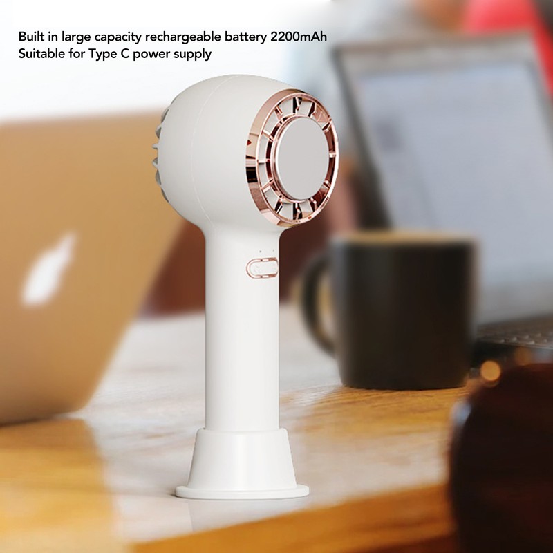Mini Handheld Fan Portable USB Rechargeable Small Pocket Fan with
