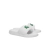 Lacoste Men's Serve Slide 1.0, Orange & White Croc, 10