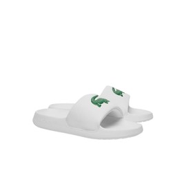 Lacoste Men's Serve Slide 1.0, Orange & White Croc, 10