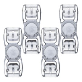 Toddmomy Swimming Goggles Accessories Swim Goggles Buckles Plastic Goggles Buttons Universal Goggles Strap Buckles Replacement Black