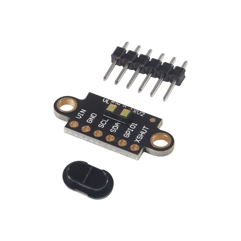 AITRIP 2pcs VL53L1X Laser Ranging Flight Time Sensor Module with