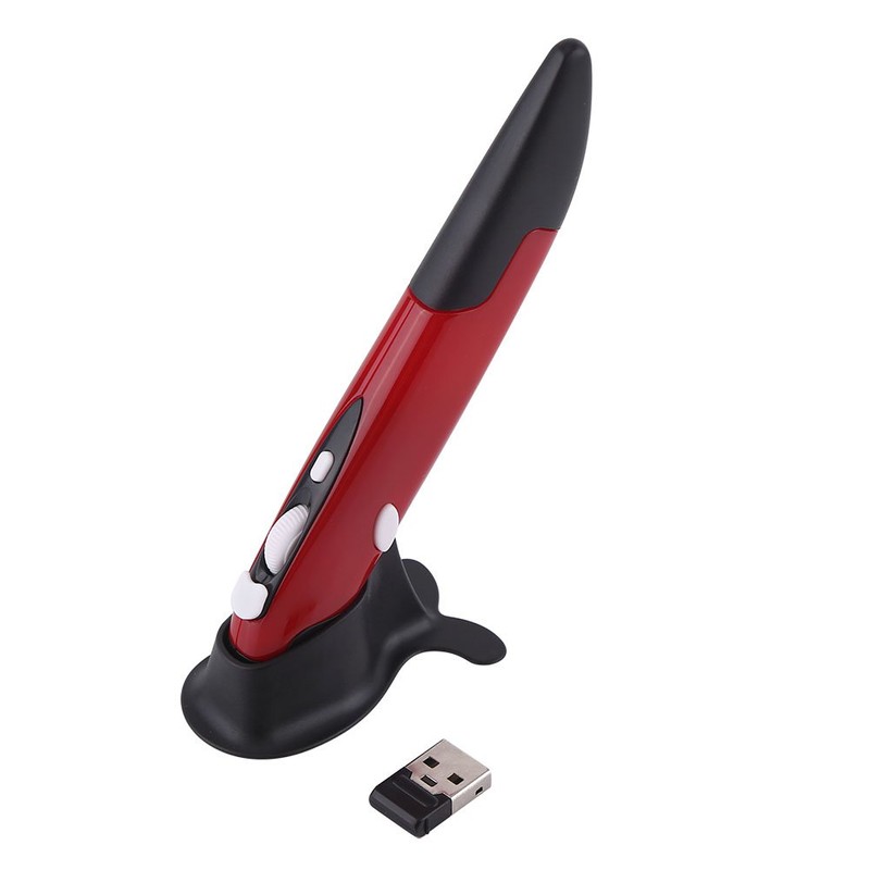 ciciglow 2.4GHz Wireless Optical Pen Mouse Handwriting Air Mouse Adjustable