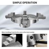 NNBWKIXI 6 Inch Wood Lathe Chuck Set 4 Jaws Self-Centering