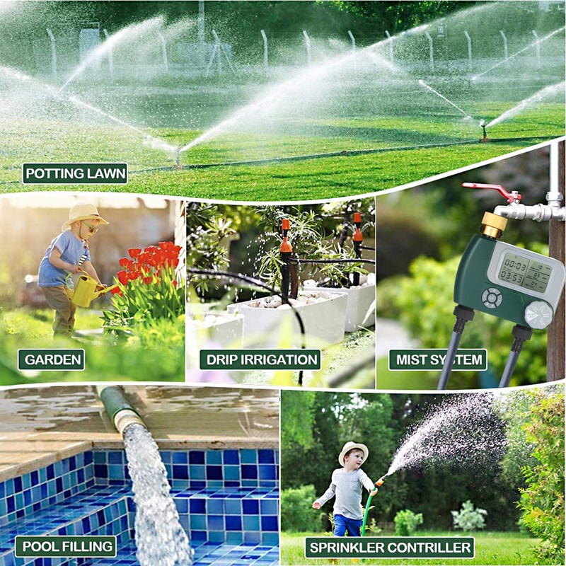 Programmable Digital Hose Faucet Timer Outdoor Battery Operated Automatic Watering