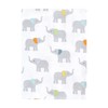 Luvable Friends Hudson Baby Flannel Burp Cloths 12pk, Soft Elephant