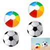4 Stück Wasserball Aufblasbar, Wasserball Kinder Beach Ball Pool Spielzeug