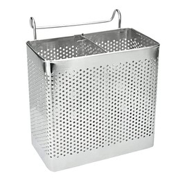 Kitchen Utensils Organiser, Kitchen Utensil Holder, Cutlery Caddy, Kitchen Cutlery Draining Board, Cutlery Container, with 2 Compartments, for Chopsticks, Forks, Spoons