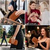 Younpy Genuine Leather Wristlet Wallets for Women Clutch Purse with
