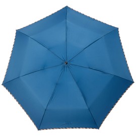 [Moonbat] DAKS (Dax) Folding Umbrella, Solid Color, House Check with Logo, Simple, Stylish, Men's Umbrella, Made in Japan, Lightweight, Carbon Ribs, Sky Blue, 21-125-10416-05, Sky Blue, Rib Size: 23.6