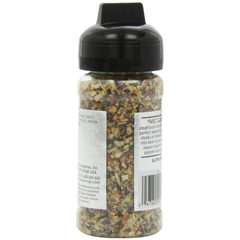 Weber Grill Seasoning Chicago Steak, 2.5-Ounce (Pack of 6)