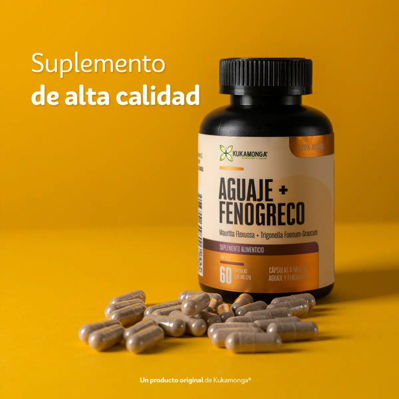 Aguaje Fenogreco Cáps