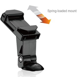 IBERA Q5 Smartphone Holder, Stem Clamp, Stem Mount, Adjustable Angle, Spring Mount, 1.6 oz (45 g), For IBERA Phone Cases