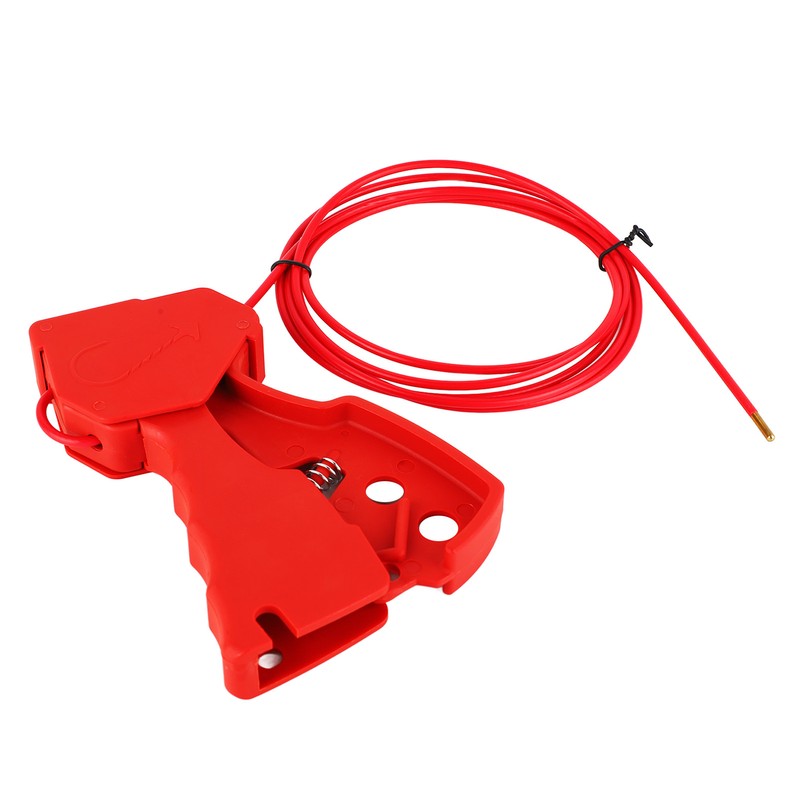 Adjustable Cable Lockout Industrial Valve Shutdown Tagout Stainless Steel Safety
