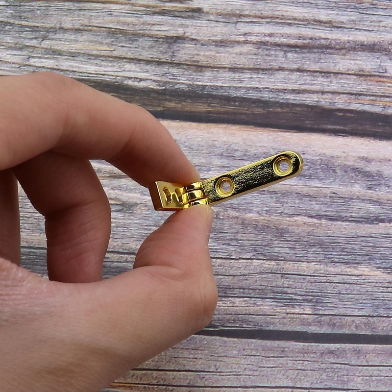 SING F LTD 12PCS Small Jewelry Box Hinges - 90